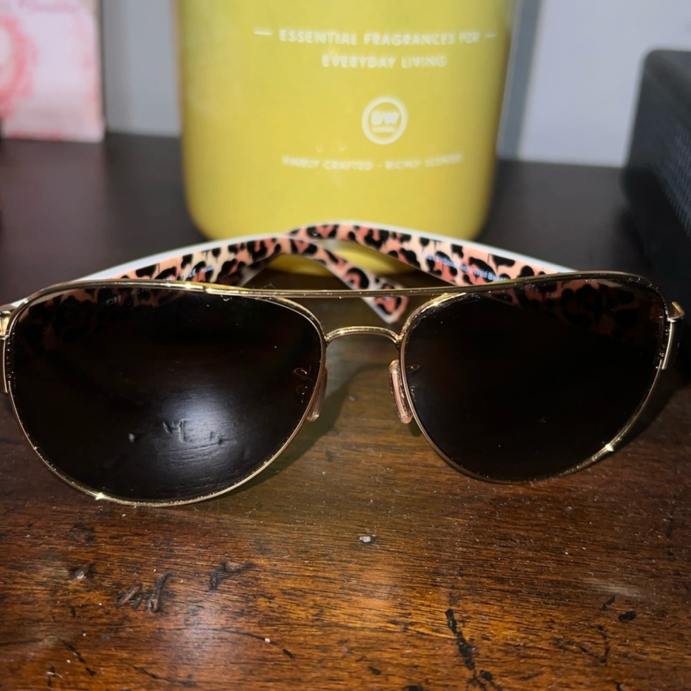 White Authentic Coach sunglasses